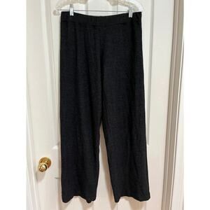 Eileen Fisher Gray Pull On Pants Minimalist Office Career Contemporary Casual M